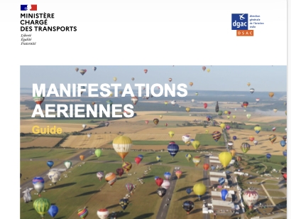 Guide Manifestations aériennes, publié par la DGAC